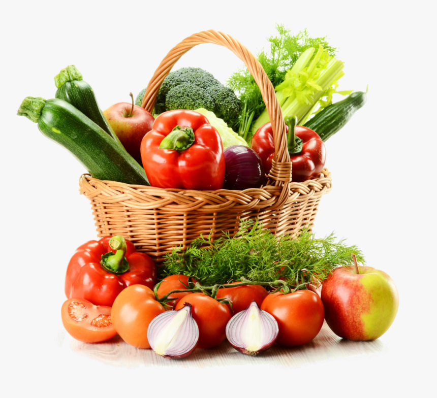 #ftestickers #scfood #food #vegetables #basket - Basket Of Vegetables Hd, HD Png Download, Free Download
