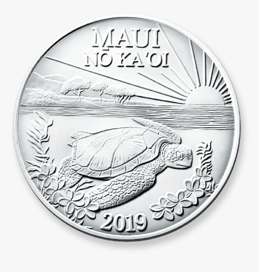 2019 Single Silver - 2019 Maui Trade Dollar, HD Png Download, Free Download