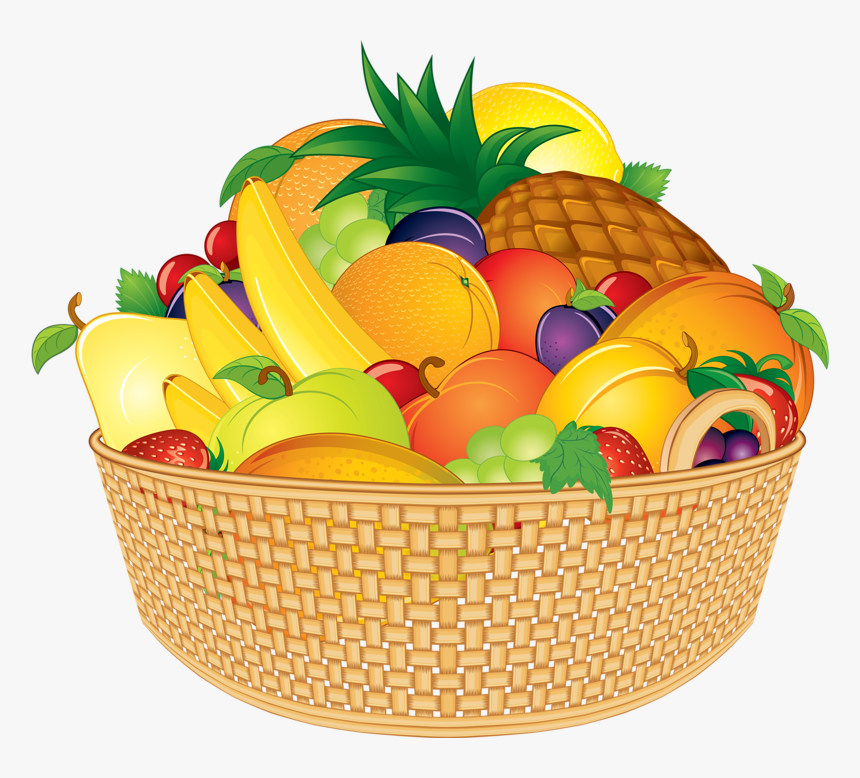 Fruit Basket Fruits And Vegetables Pictures, Food Clipart, - World Food Day...