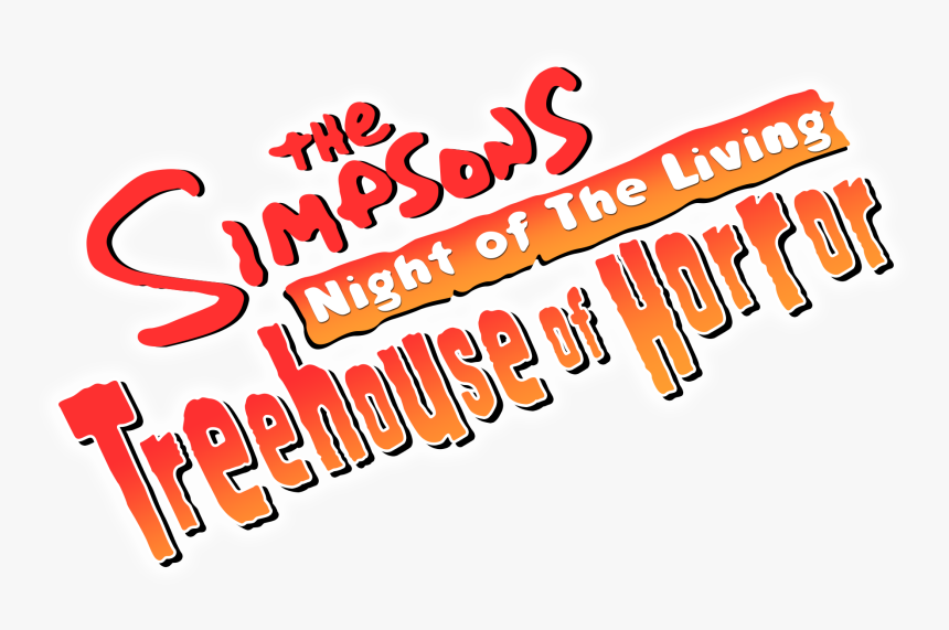 Transparent Simpsons Logo Png - Simpsons Night Of The Living Treehouse, Png Download, Free Download