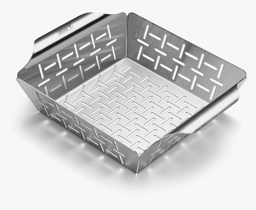 Deluxe Grilling Basket View - Weber Deluxe Grilling Basket, HD Png Download, Free Download