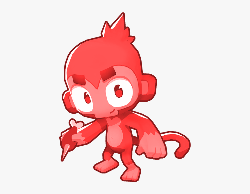 Red Monkey - Bloons Td 6 Dart Monkey, HD Png Download, Free Download