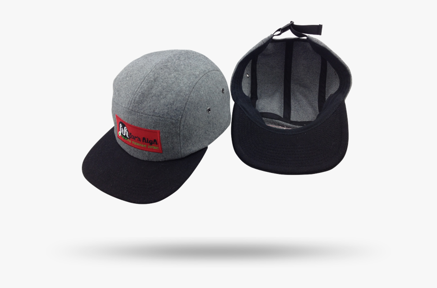 Grey Flat Brim Hip Hop Baseball Caps Hats - Baseball Cap, HD Png Download, Free Download