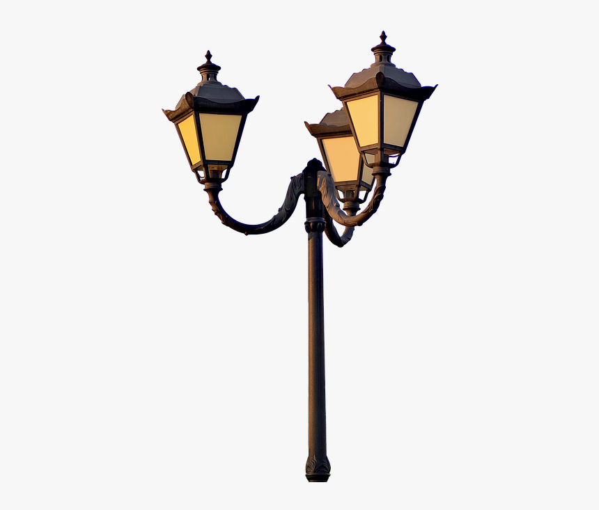 Lantern, Lamp, Isolated, Light, Design, Lighting - Lámpara En Un Parque, HD Png Download, Free Download