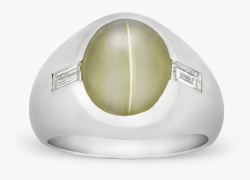 Men"s Cat"s Eye Chrysoberyl Ring, - Chrysoberyl, HD Png Download, Free Download