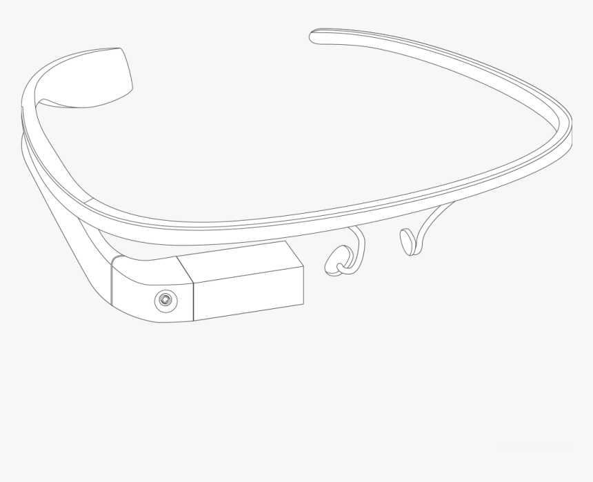 1024px Png Google Glass Black Background - Google Glass Black Background, Transparent Png, Free Download