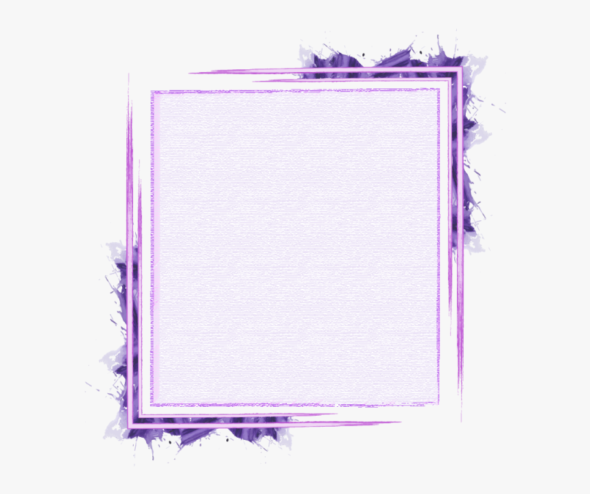 Watercolor Border Color Splash Purple, Colorful Splatter, - Style, HD Png Download, Free Download