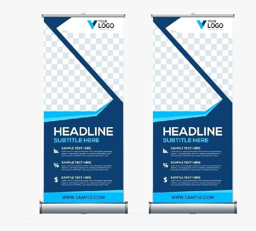 Design , Png Download - Sample Of Roll Up Banner Design, Transparent Png, Free Download