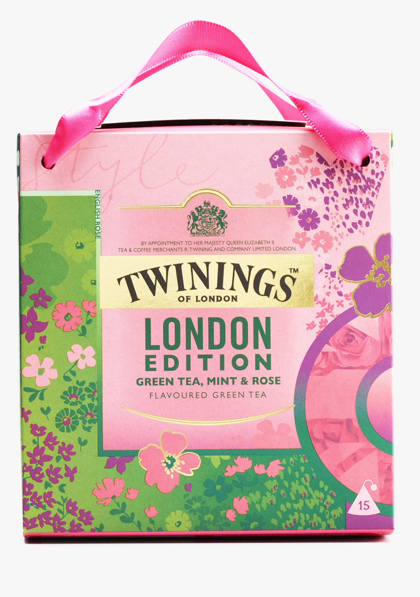 Twinings Green Tea Mint And Rose, HD Png Download, Free Download