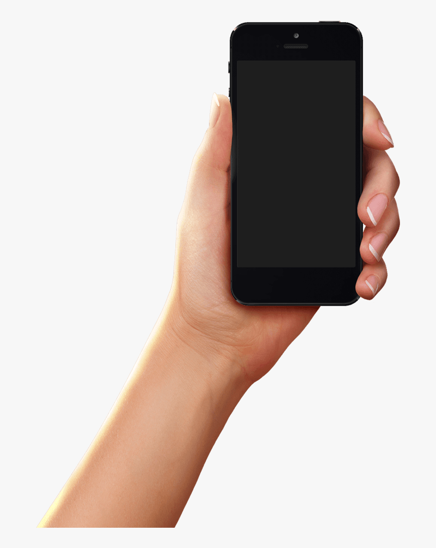 Iphone Png Mockup With Hand, Transparent Png, Free Download