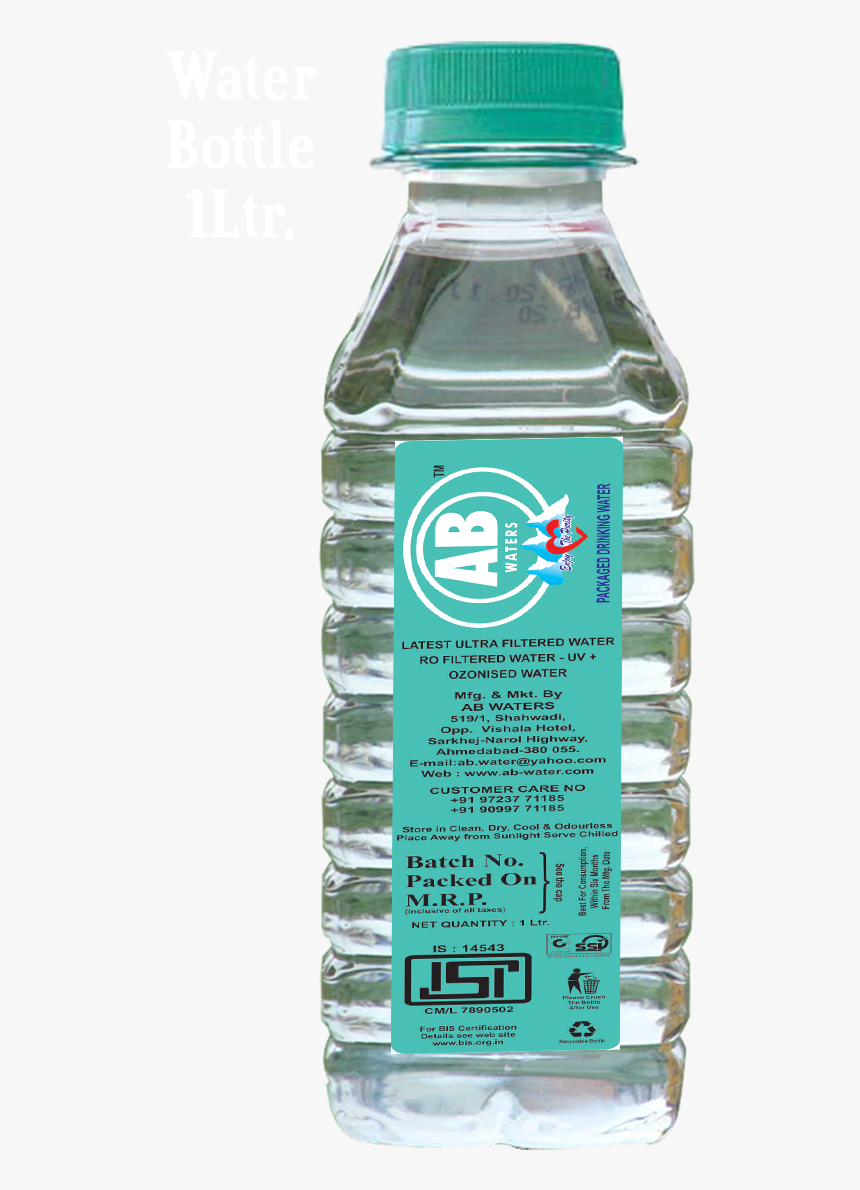 200 Ml Water Bottle Png , Png Download - Water Bottle, Transparent Png, Free Download