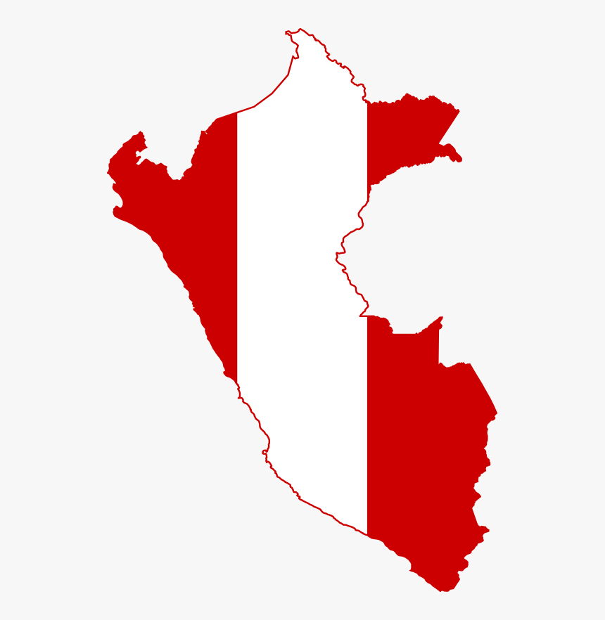 Peru Flag Map, HD Png Download, Free Download