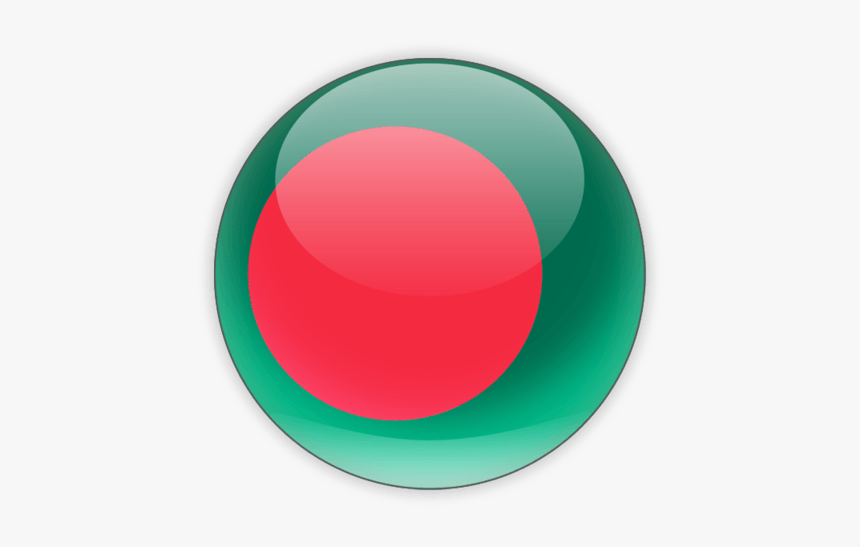 Bangladesh Flag Round Transparent, HD Png Download, Free Download