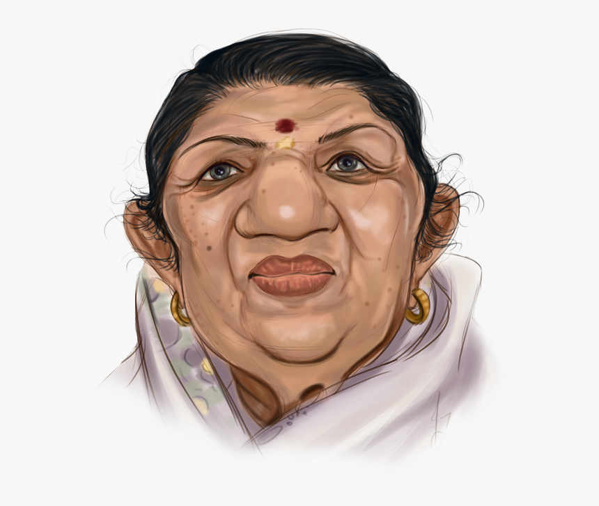 Lataji - Lata Mangeshkar, HD Png Download, Free Download