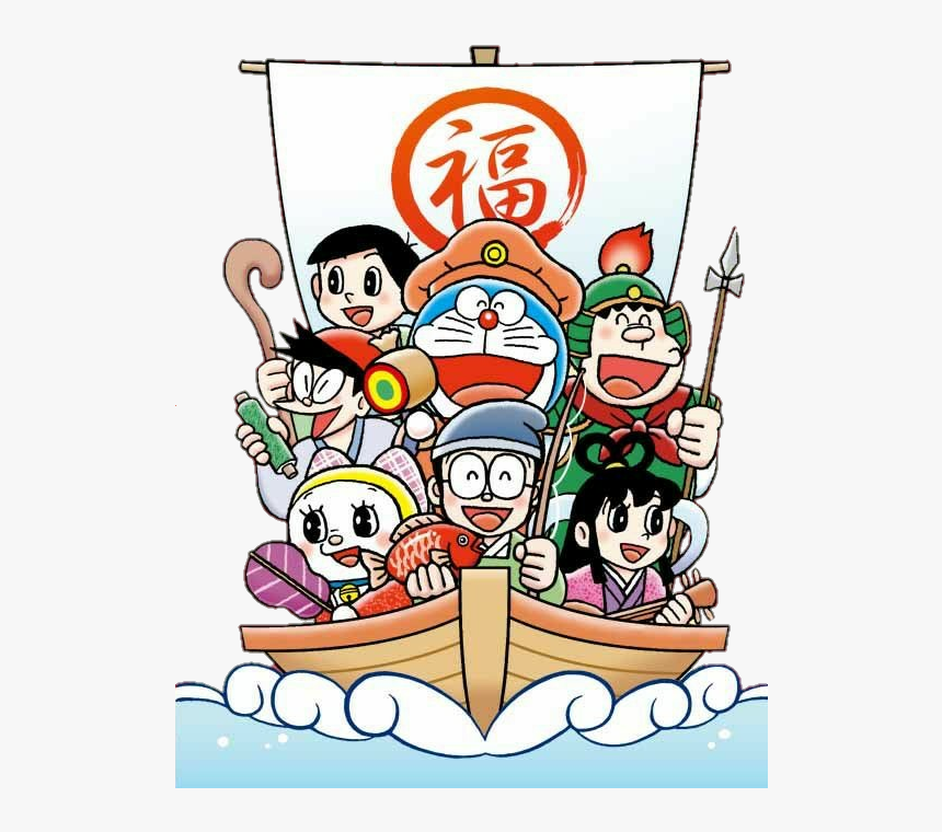 Chinesenewyear Newyear Doraemon - Doraemon Friends, HD Png Download, Free Download