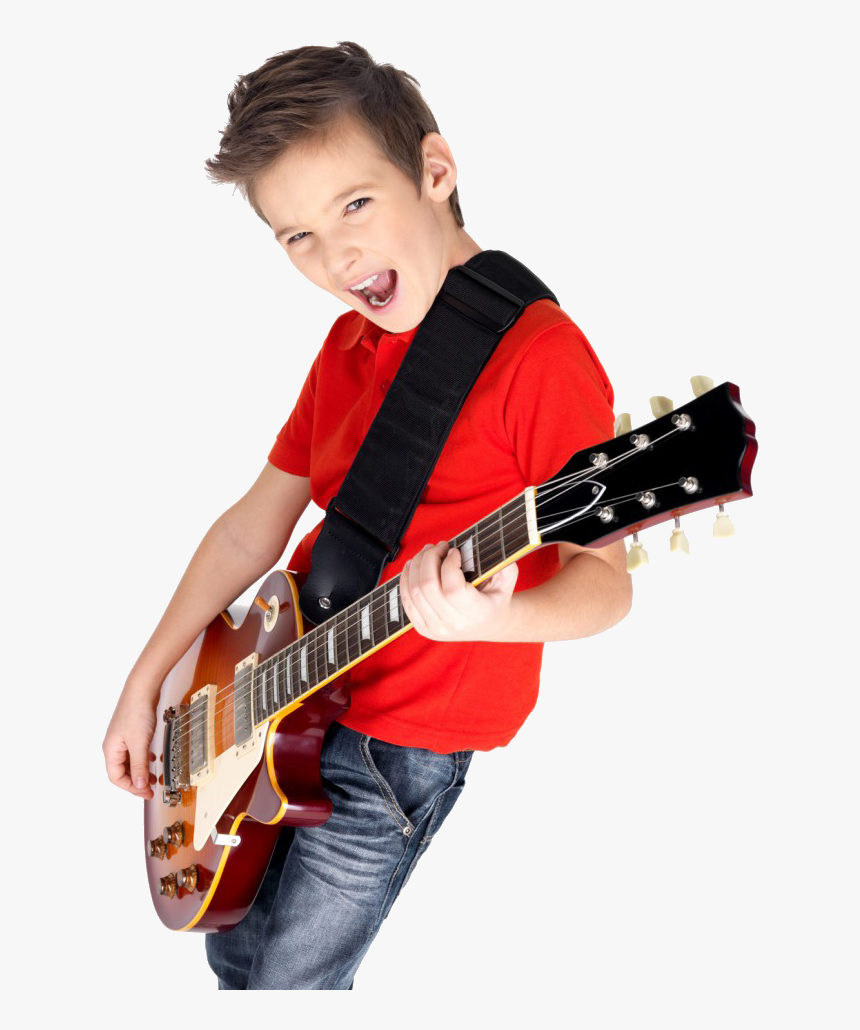 Guitar And Piano, H-2033517619 - Boy With Electric Guitar, HD Png Download, Free Download