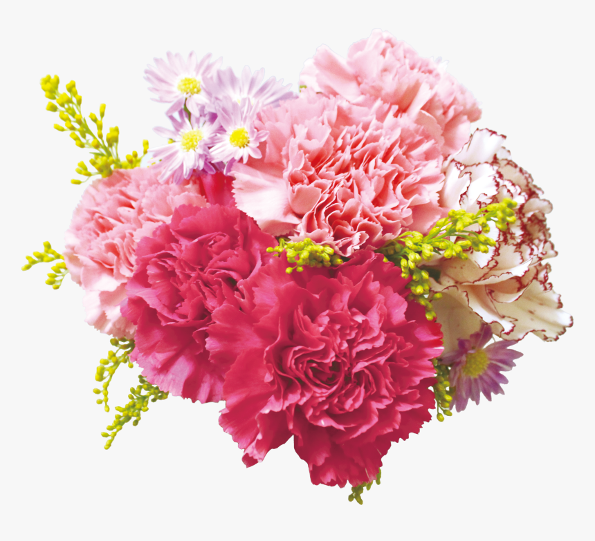 Flower Bouquet Carnation Floral Design Cut Flowers - Transparent Background Flower Png, Png Download, Free Download