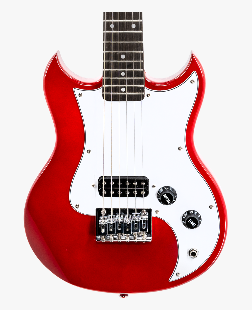 Closeup Of Body Of Red Vox Mini Electric Guitar - Vox Sdc 1 Mini, HD Png Download, Free Download