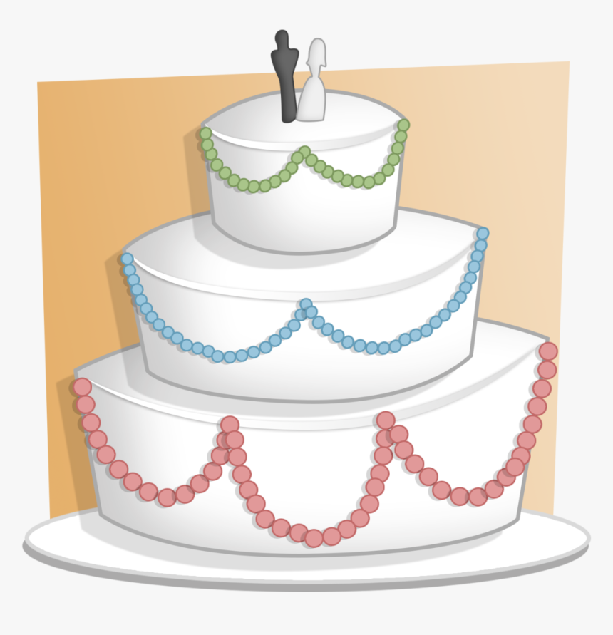 Weddingillustration - Birthday Cake, HD Png Download, Free Download