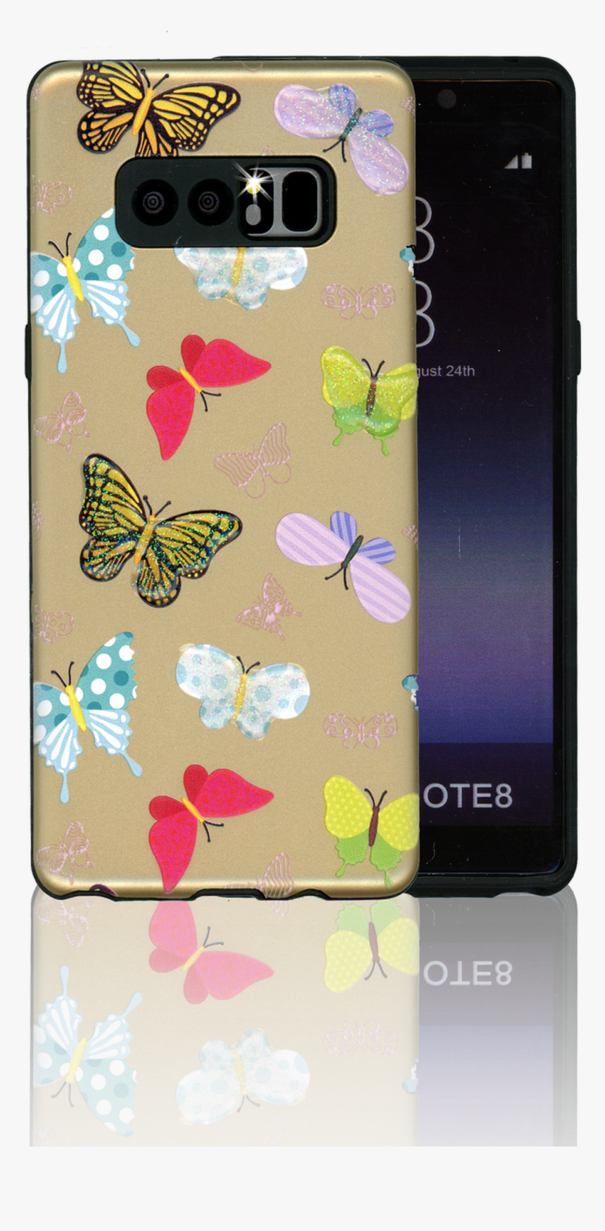 Samsung Galaxy Note 8 Mm 3d Butterfly, HD Png Download, Free Download