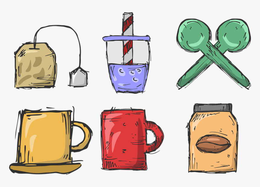 Tea, Coffee, Mug, Table, Coffee Shop, Breakfast, Saucer, HD Png Download, Free Download