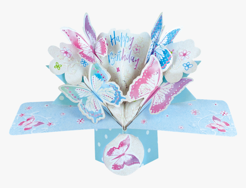 Pop Up Butterfly Birthday Card, HD Png Download, Free Download