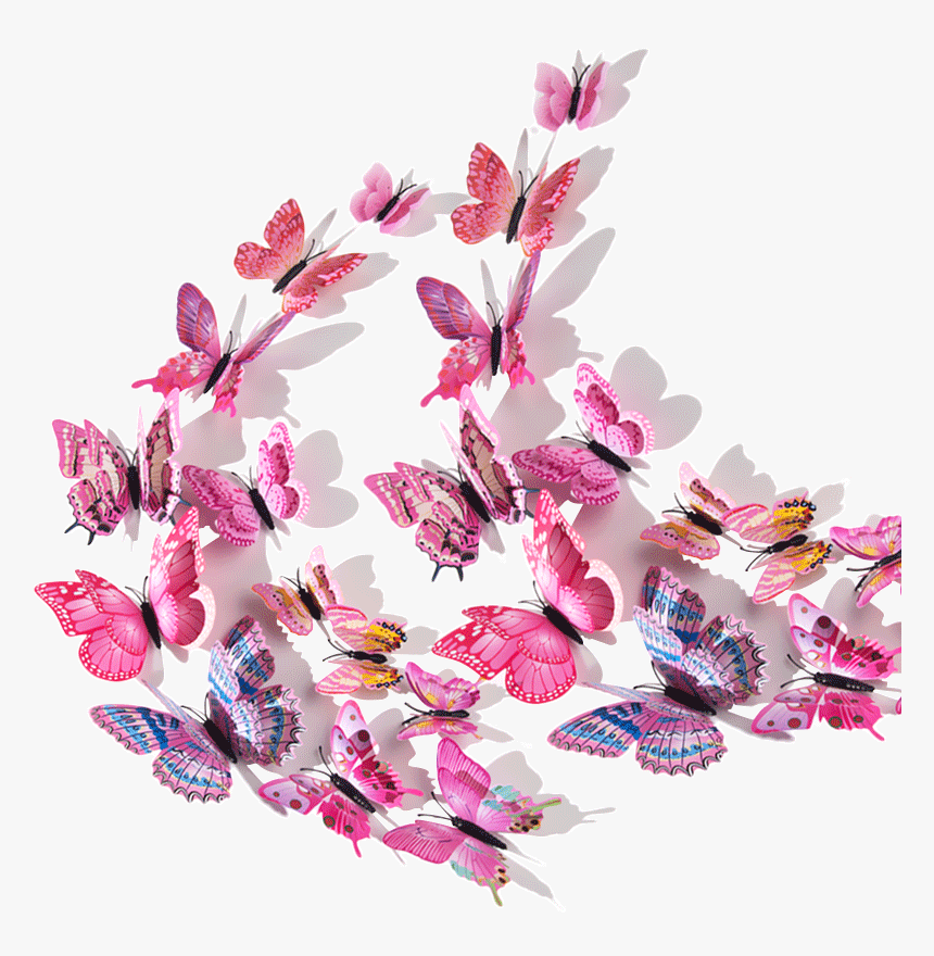 Creative Simulation Butterfly Wall Sticker 3d Stereo - Room, HD Png Download, Free Download