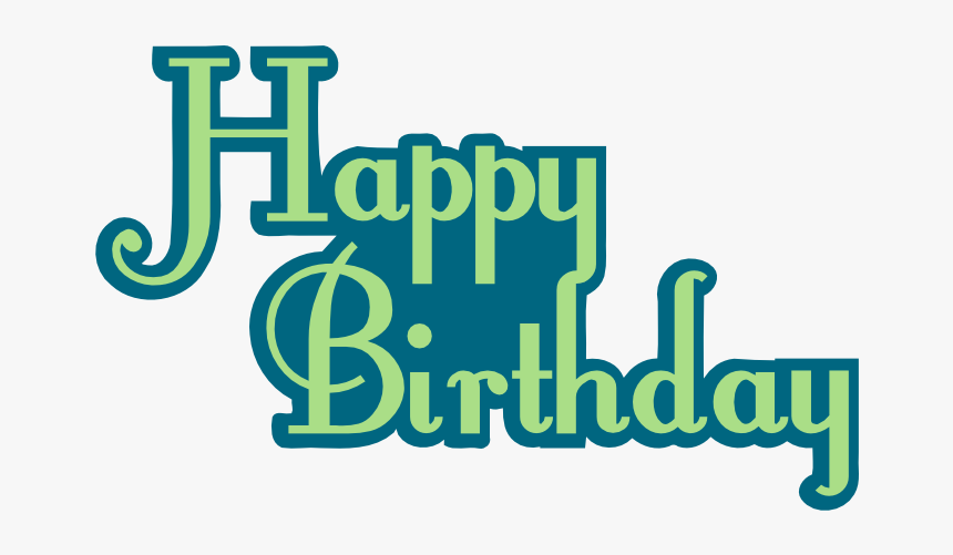 Happy Birthday Title Png, Transparent Png, Free Download