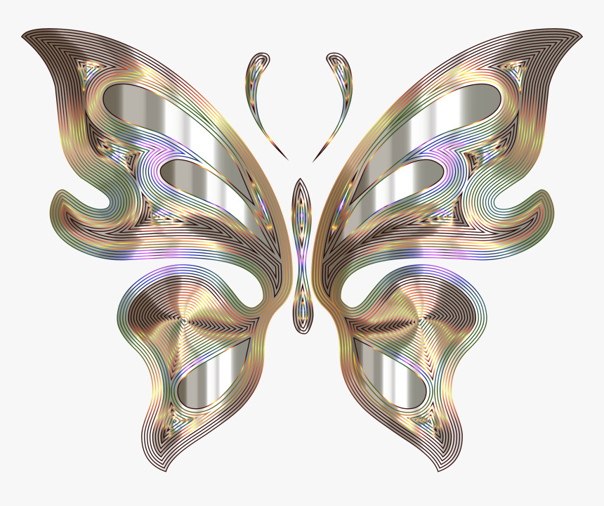 Prismatic Butterfly 12 Variation 3 No Background Clip - Prismatic Butterfly, HD Png Download, Free Download