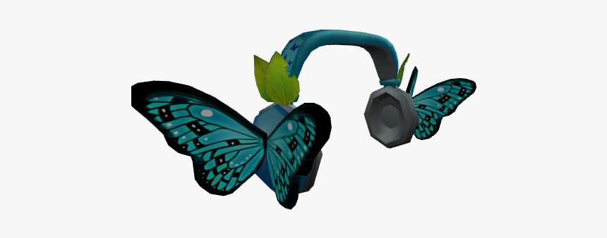 Swallowtail Butterfly Headphones - Common Blue, HD Png Download, Free Download