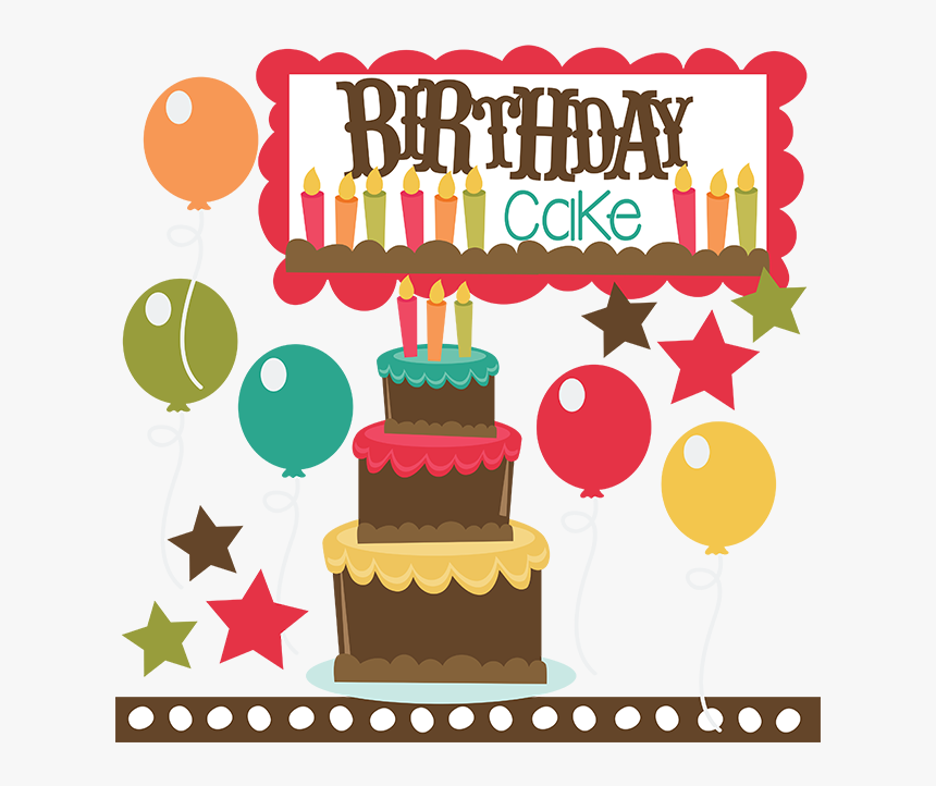 Free Birthday Cake Svg File, HD Png Download, Free Download