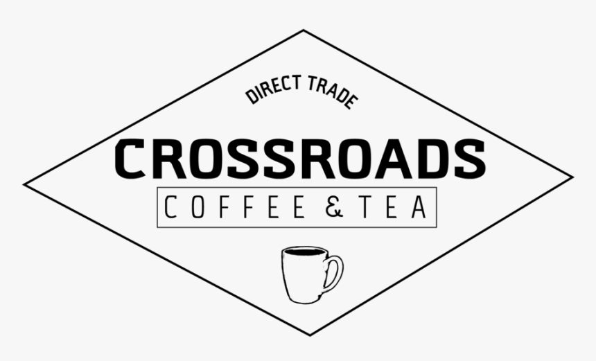 Crossroads Coffee And Tea Logo Black-01 - Triangle, HD Png Download, Free Download