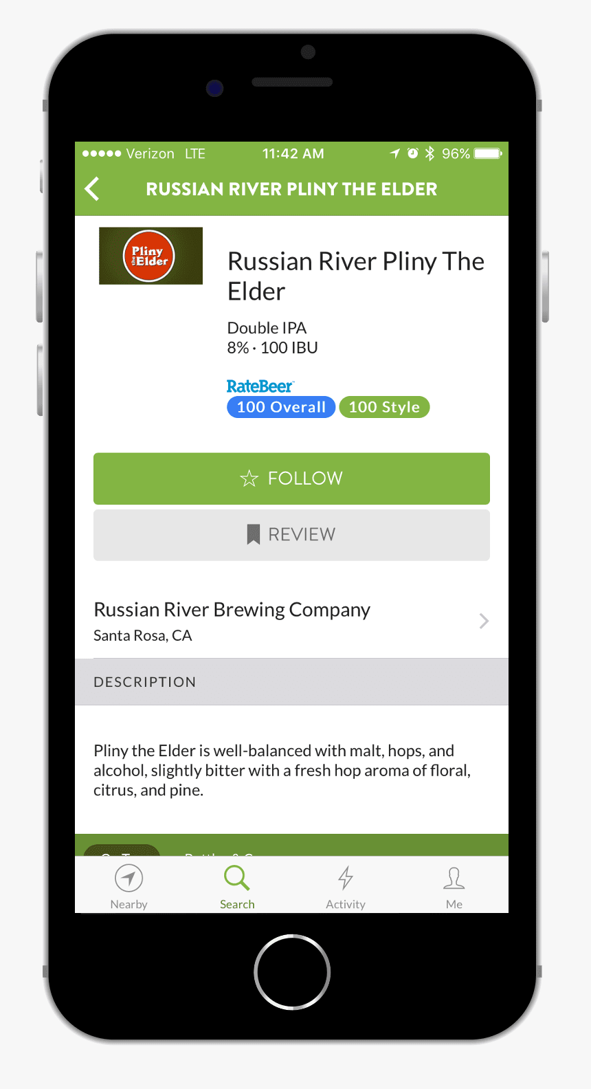 Taphunter App Beer Screen - Google Shopping Mobile, HD Png Download, Free Download