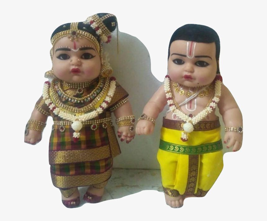 Iyengar Style Wedding Couple Dolls, HD Png Download, Free Download