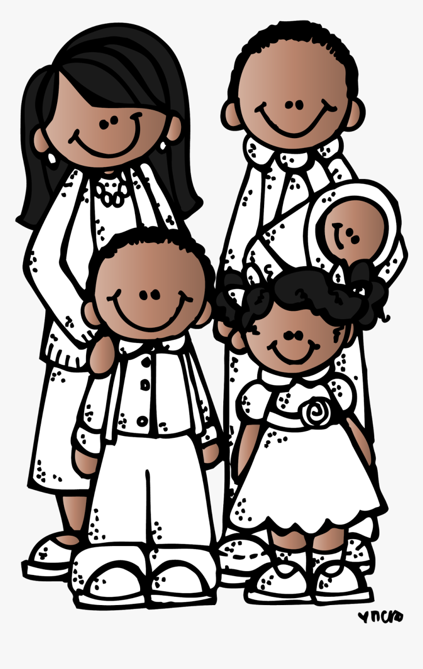 Temple Clipart Melonheadz - Family Clipart Black And White, HD Png Download, Free Download