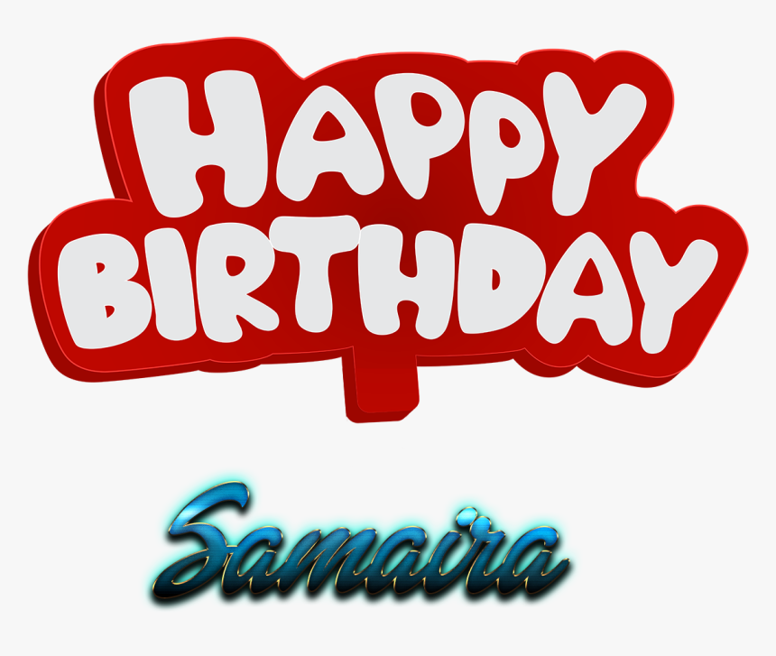 Samaira Happy Birthday Vector Cake Name Png - Happy Birthday Chandni Name, Transparent Png, Free Download