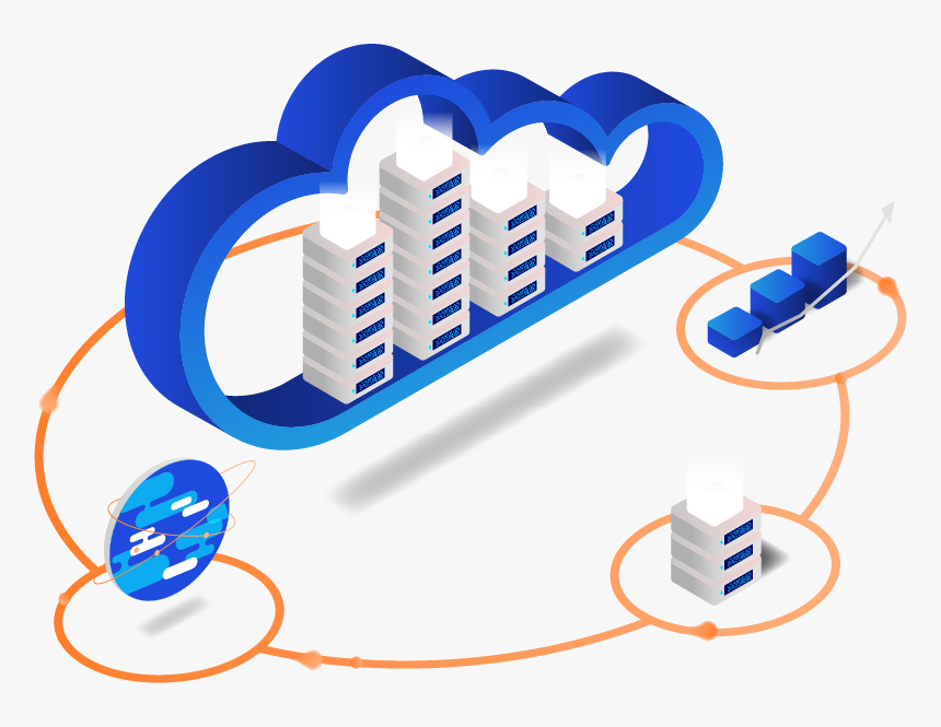 Cloud Database - Cloud Managed Clipart Png, Transparent Png, Free Download