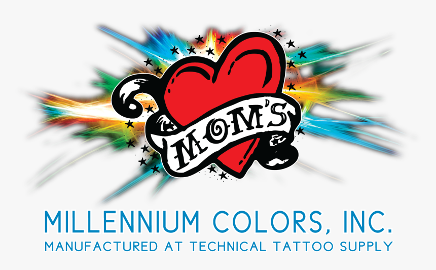 Mom"s Millennium Ink - Moms Tattoo Ink Logo, HD Png Download, Free Download