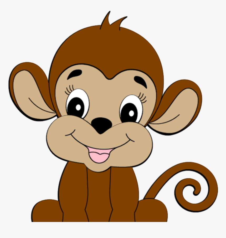 Cute Monkey Clipart Is Credited To Colorful Cliparts - Monkey Clipart, HD Png Download, Free Download