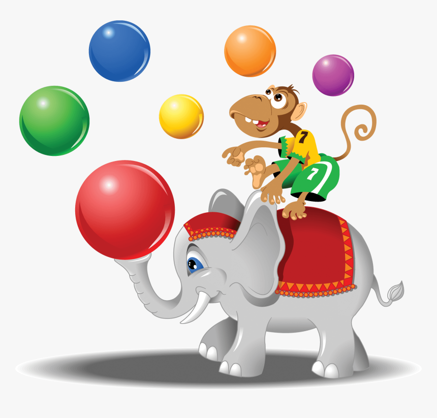 Un Mono Y Un Elefante, HD Png Download, Free Download