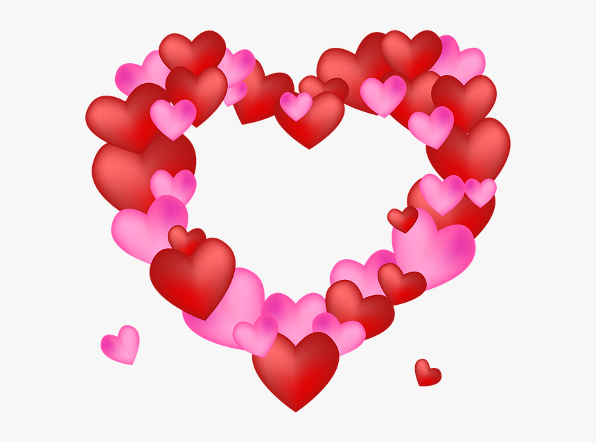 Heart, Transparent, Love, Wallpaper, Background - Transparent Background Heart Frame, HD Png Download, Free Download