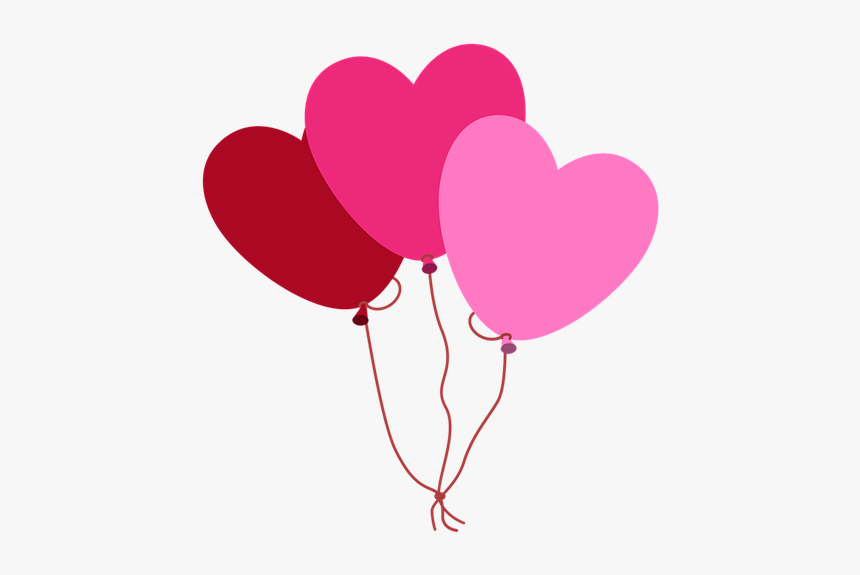 Balloons, Hearts, Love, Decoration, Design, Romantic - Serce Dla Dziecka, HD Png Download, Free Download