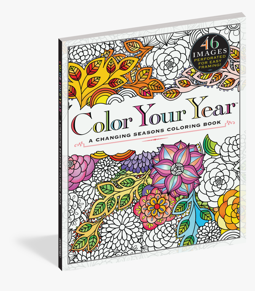 Cover - Color Your Year: A Changing Seasons Coloring Book, HD Png Download, Free Download