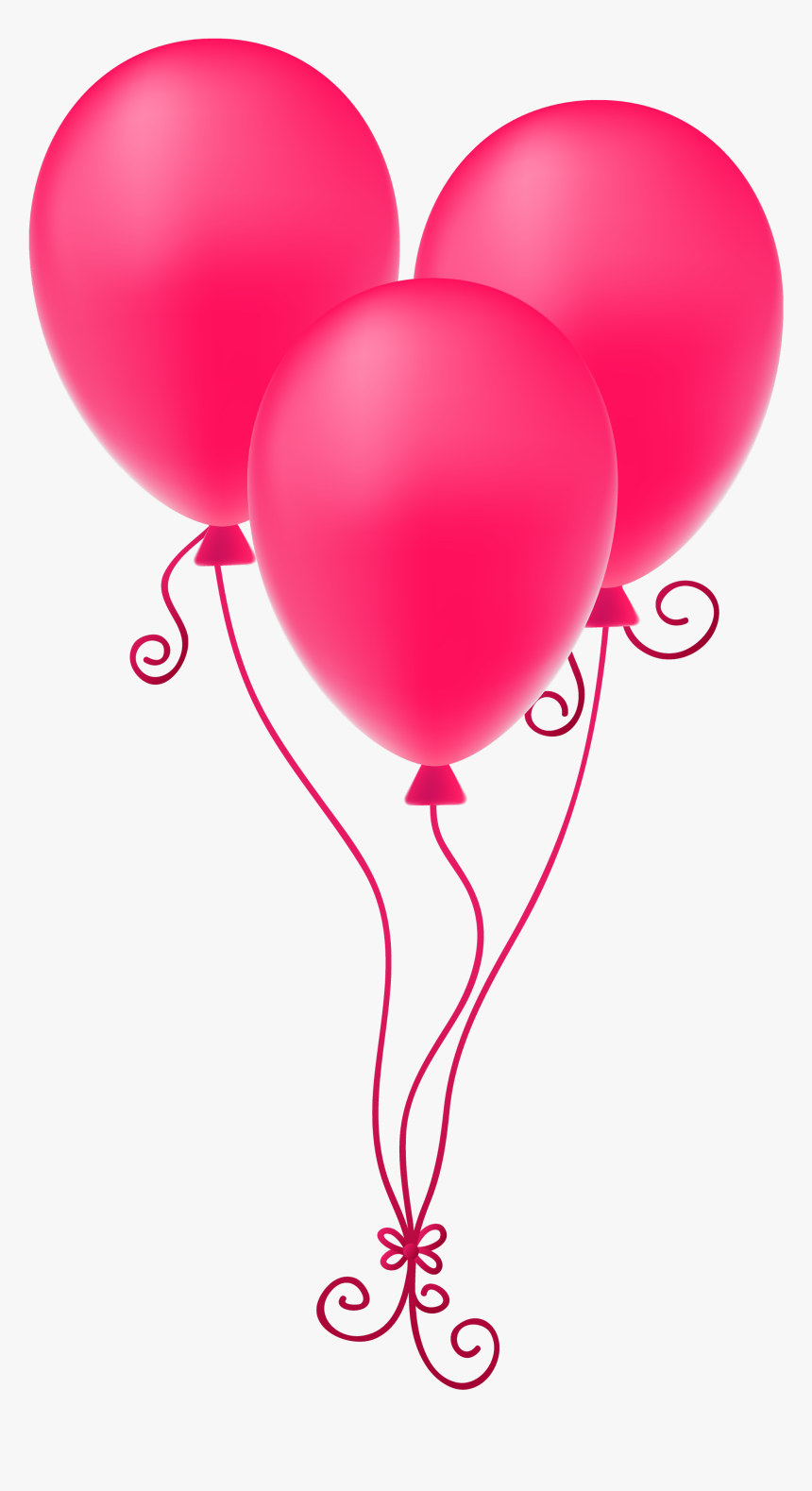 Transparent Background Pink Balloons Png, Png Download, Free Download