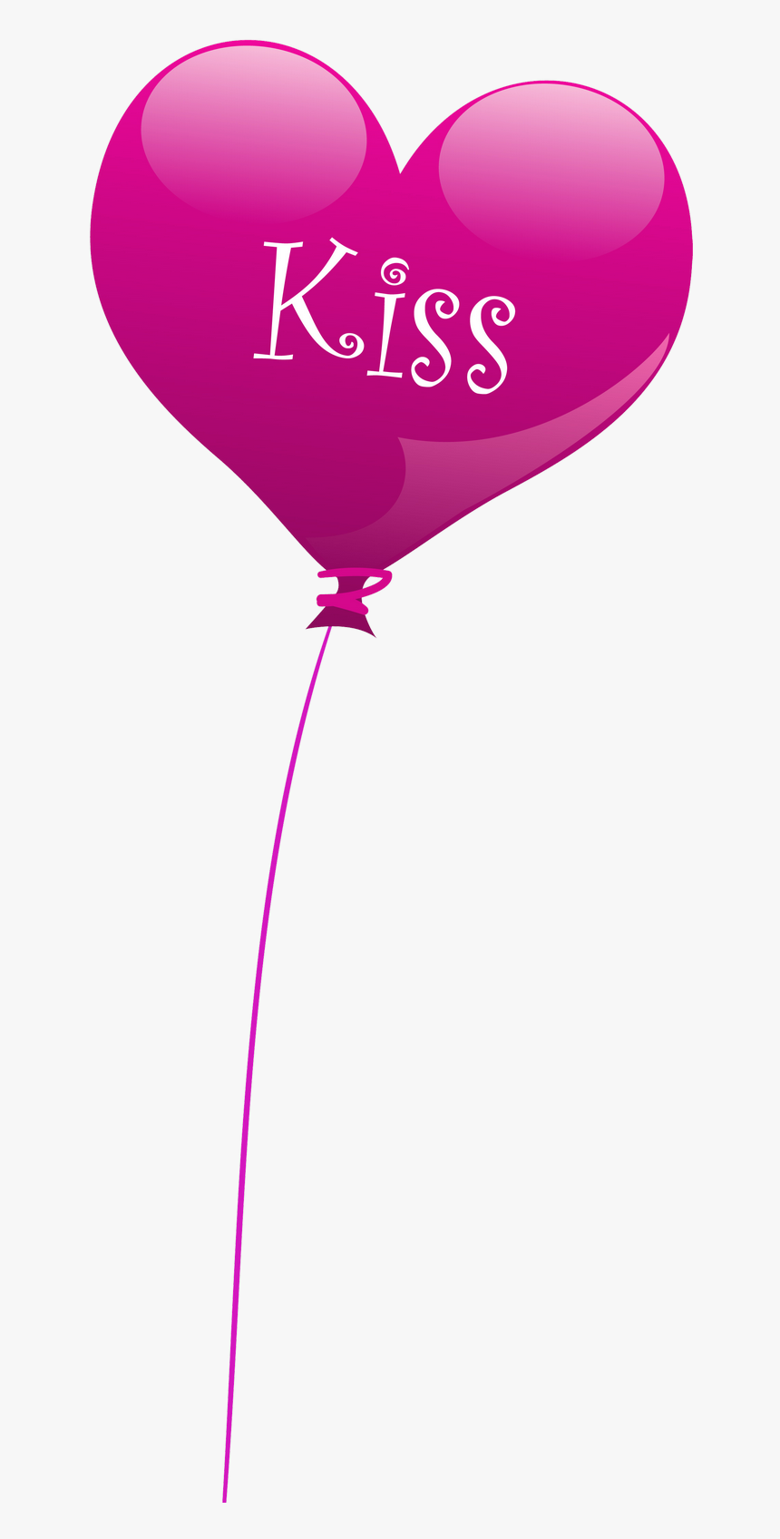 Kiss Me Balloon Png, Transparent Png, Free Download