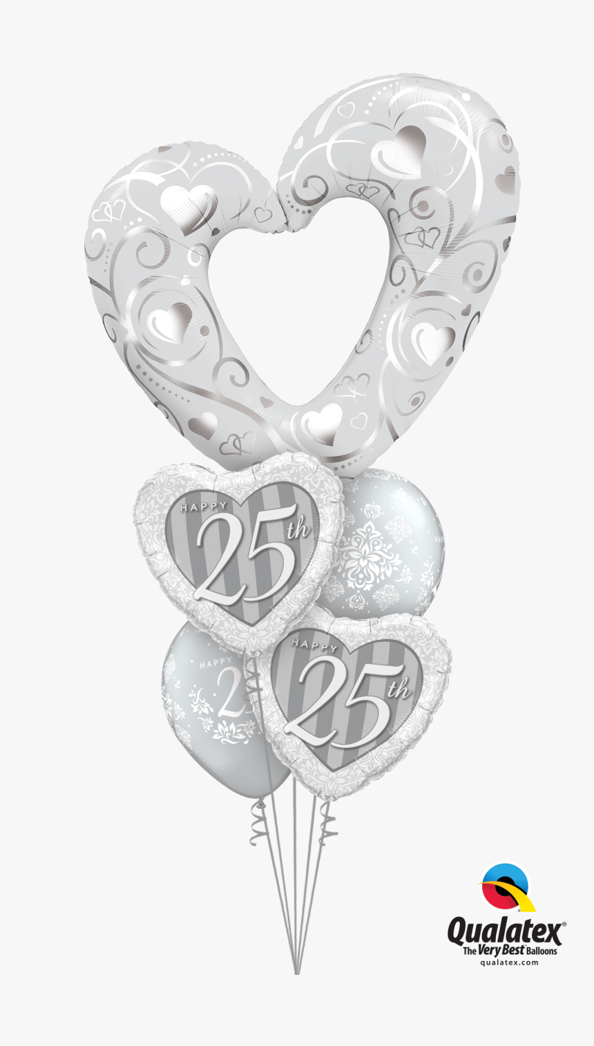 Transparent Silver Balloons Png - Just Married Helium Balloons, Png Download, Free Download