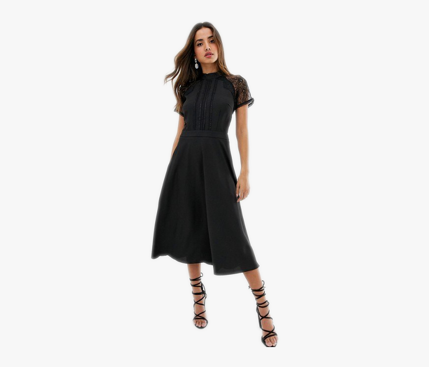 Midi Dress Png Photo - Midikleid A Linie, Transparent Png, Free Download