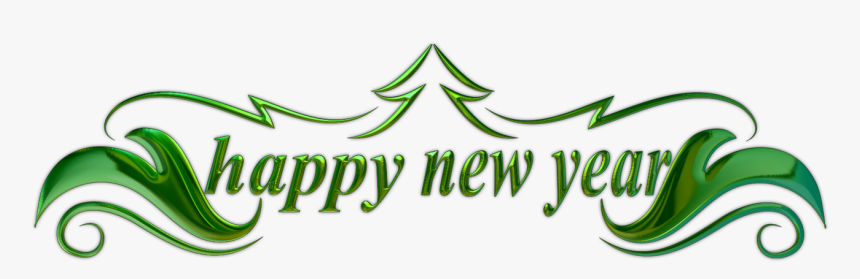 Happy New Year Text 4 - Happy New Year 2019 Png, Transparent Png, Free Download