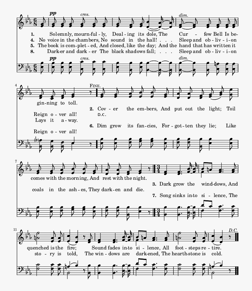 Elative C - Sheet Music, HD Png Download, Free Download