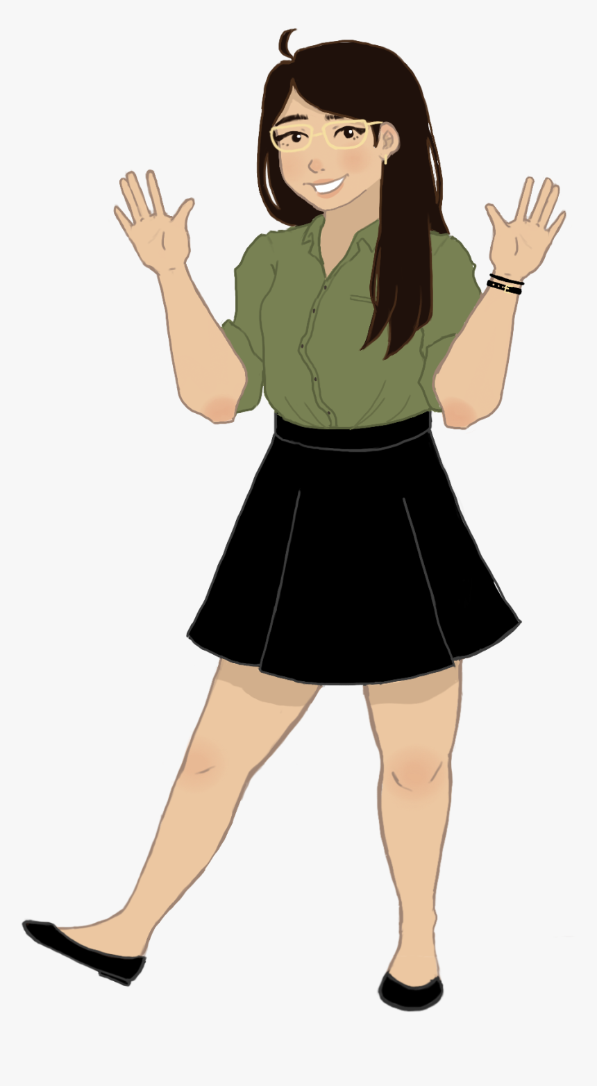 Female Caricature Body Png, Transparent Png, Free Download